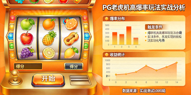 PG老虎机游戏界面展示，高爆率玩法实战分析图